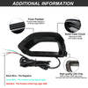 Black foam padded LED grille light kit with wire connections for Dodge Charger SRT/Scat Pack