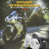 Motorcycle Handlebar Extension Clamp with Signal Light Mounts