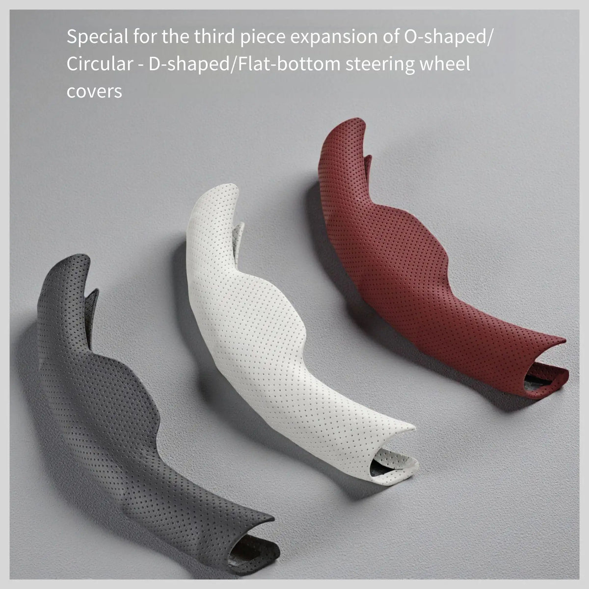 Perforated Leather Car Steering Wheel Cover
