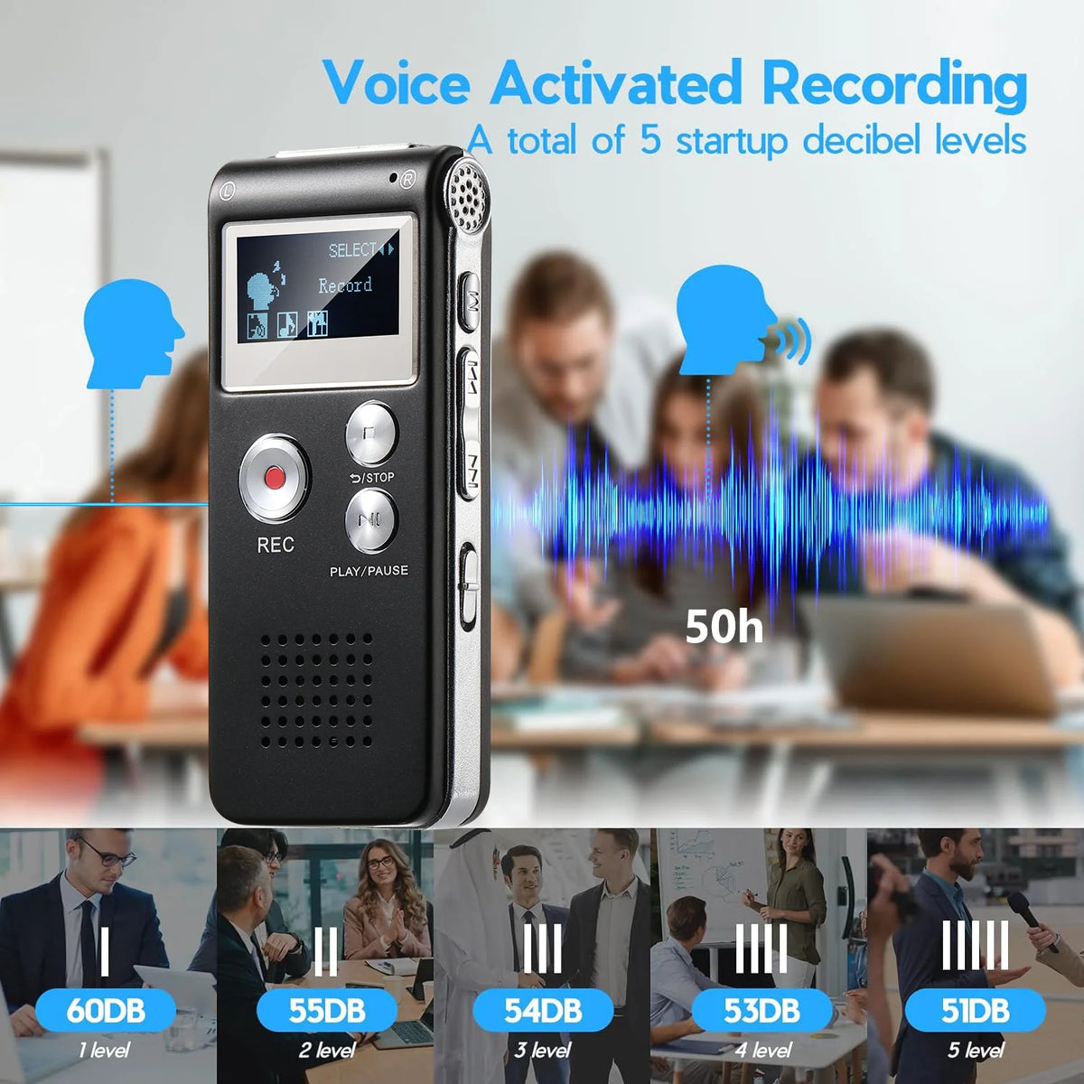 High-Quality Digital Voice Recorder