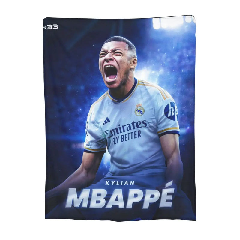 Manta de Fútbol para Fans de Mbappé
