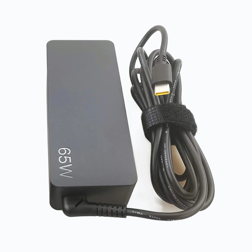 65W USB-C Laptop Charger for Lenovo ThinkPad T480, T580, X280 & More