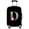 Gold Letter Series Elastic Luggage Cover