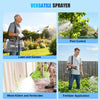 Versatile sprayer used for pest control, lawn and garden application, weed killers, and fertilizer treatment.