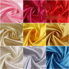 Premium Solid Satin Fabric by the Meter