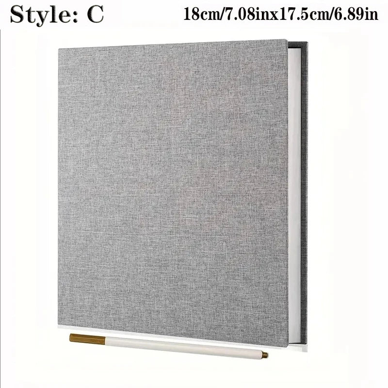 Linen Self-Adhesive Photo Album for Scrapbooking and DIY