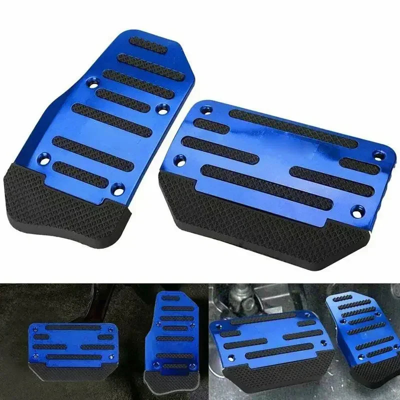 Non-Slip Aluminum Pedal Covers for Gas and Brake