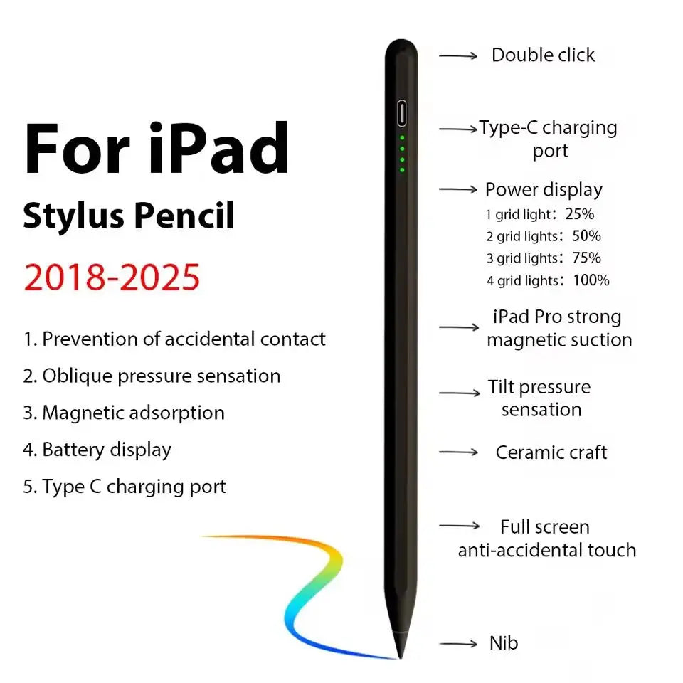 Universal Touch Screen Stylus Pen with Magnetic Attachment