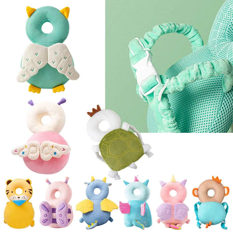 Toddler Head Protector Cushion with Cute Animal Design