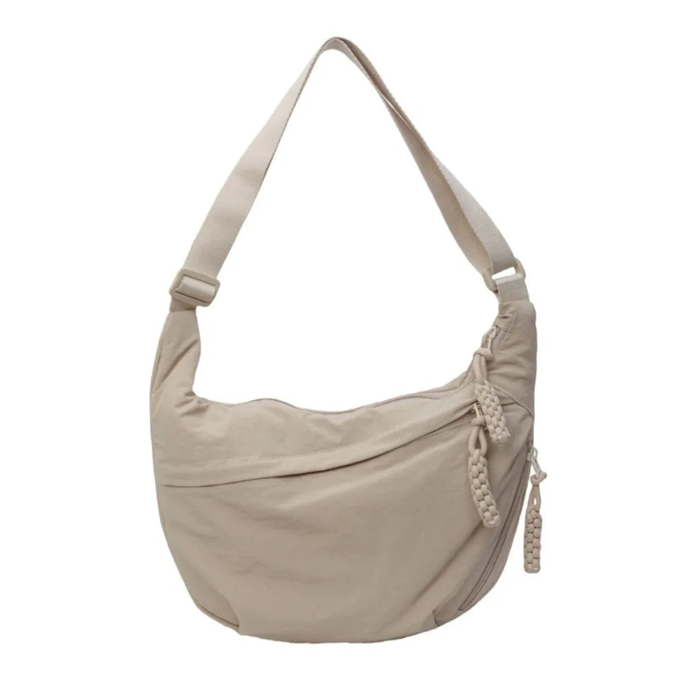 Lightweight Canvas Crossbody Bag with Adjustable Strap