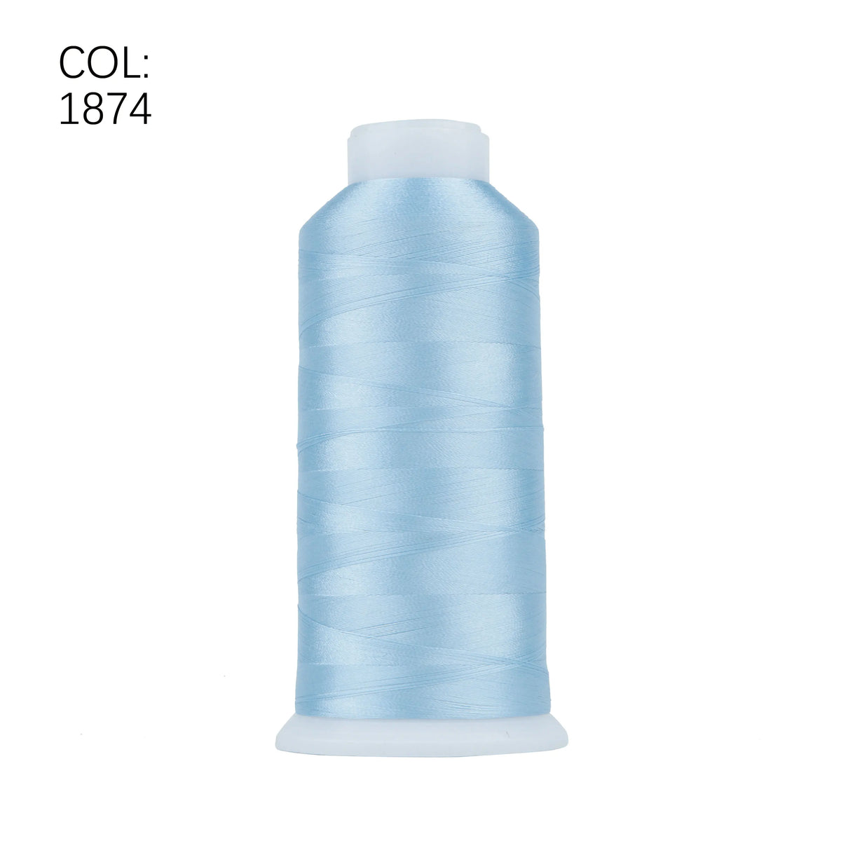 80-Color Polyester Embroidery Thread Set with Large 4000m Spools