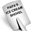 Cuillère à glace en acier inoxydable gravée - Cadeau