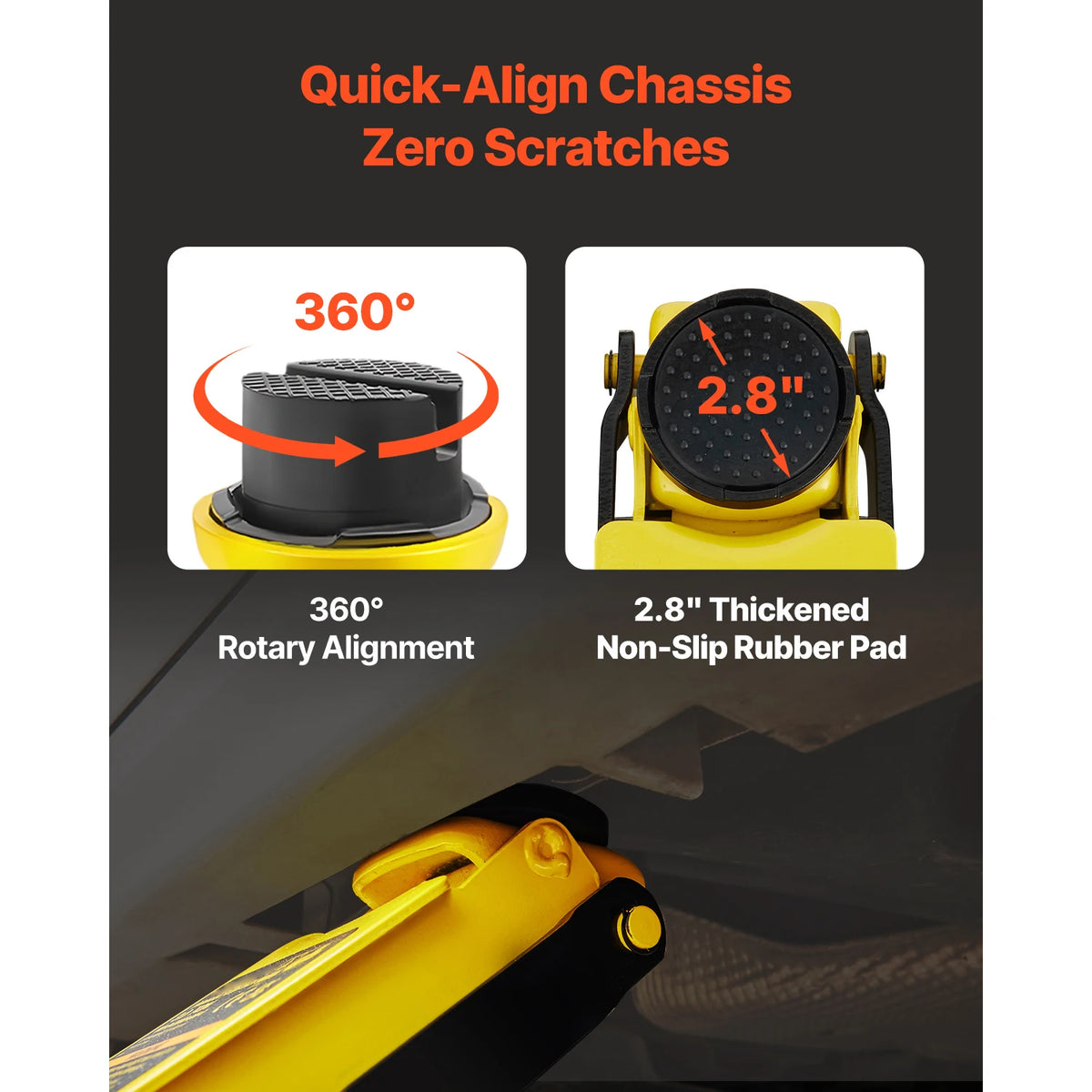 2.5 Ton Low Profile Floor Jack with Hydraulic Pump