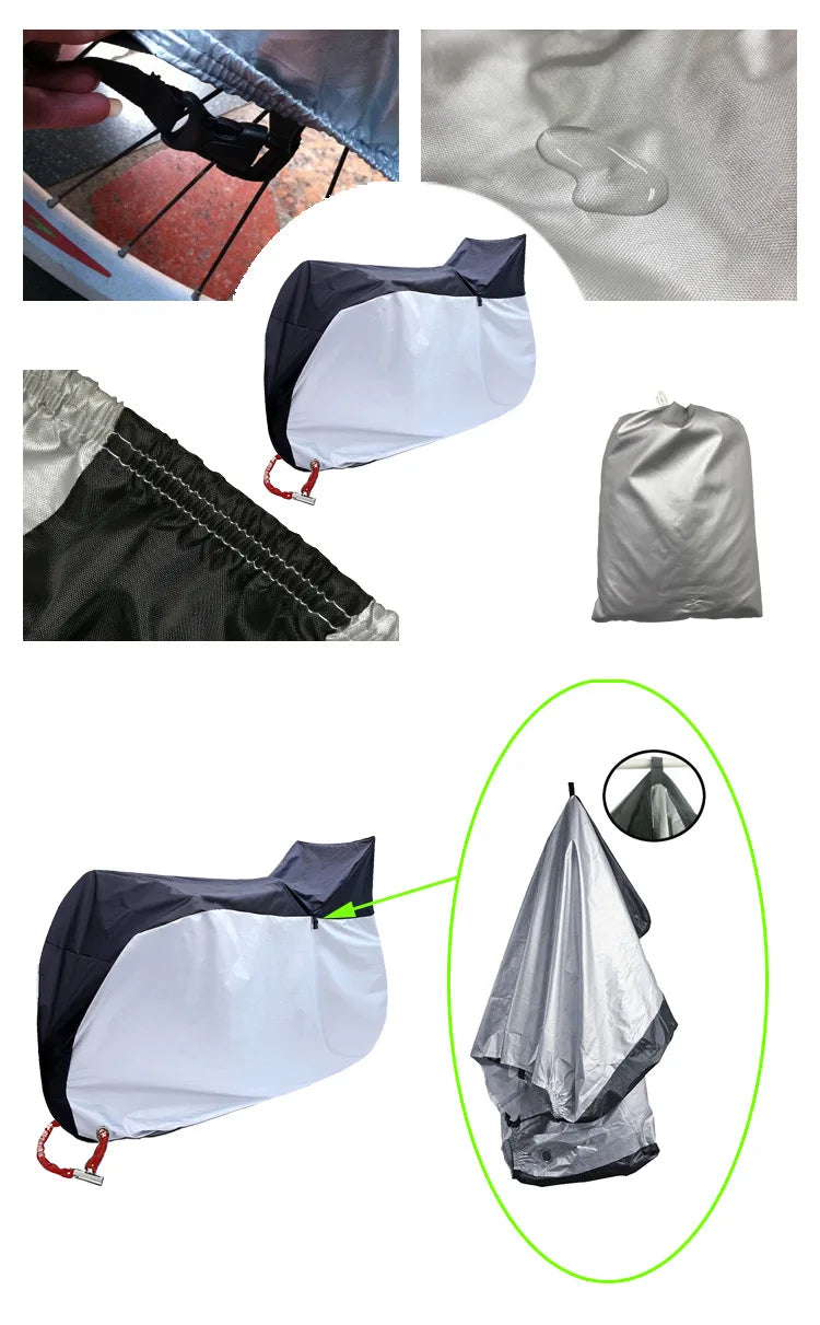 Waterproof Bicycle Cover for Outdoor Storage
