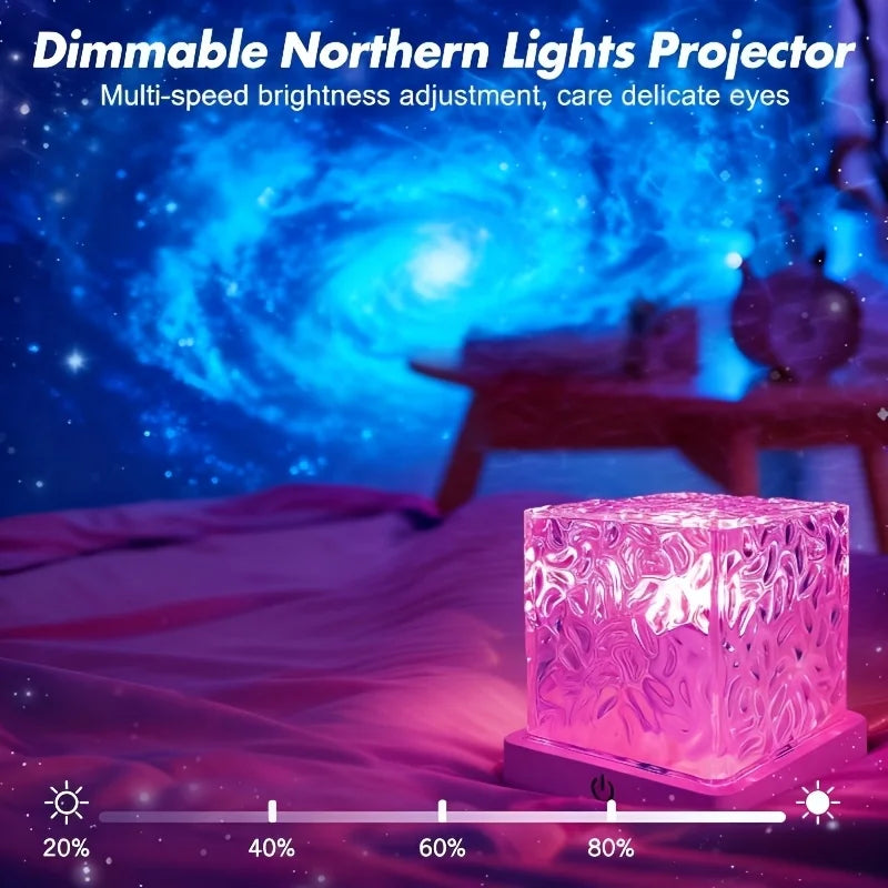 Rechargeable LED Wave Projector Lamp