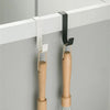 Stainless Steel Over-the-Door Hooks for Kitchen and Bathroom Storage
