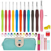 Ergonomic Crochet Hook Set with Accessories and Storage Bag