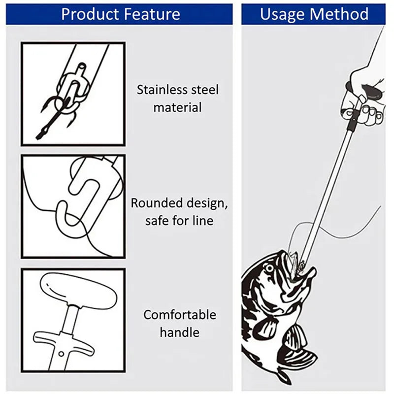 Portable Aluminum Fish Hook Remover