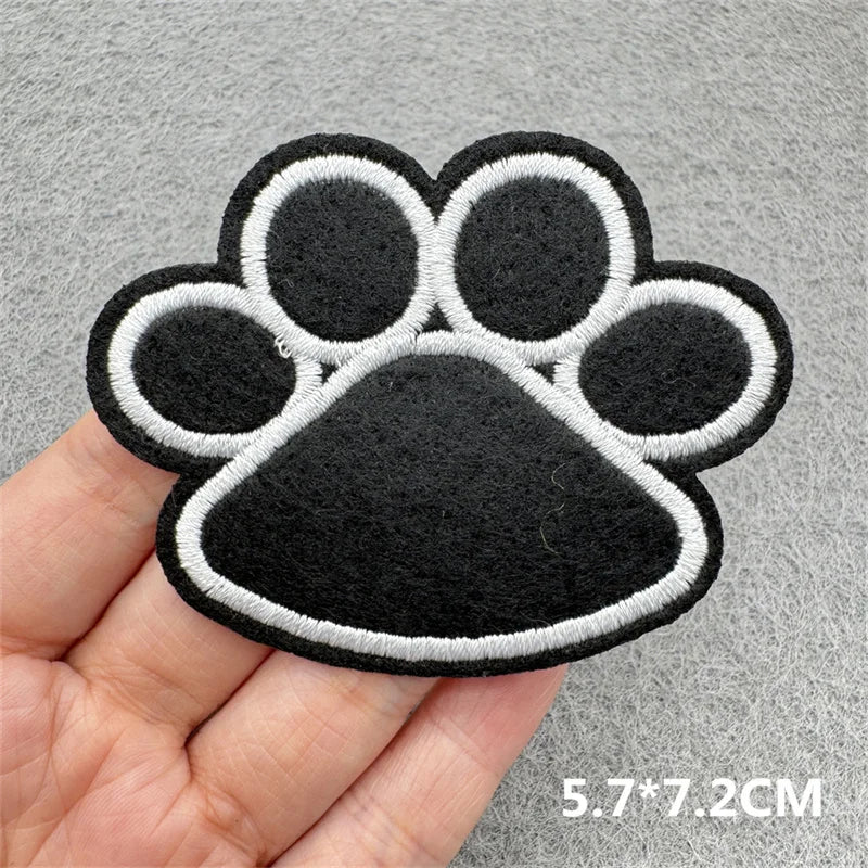 Black & White Racing Flag Embroidered Patches (Iron-On / Sew-On)