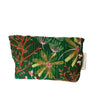 Vintage Floral Cosmetic Bag - Portable Makeup & Toiletry Organizer