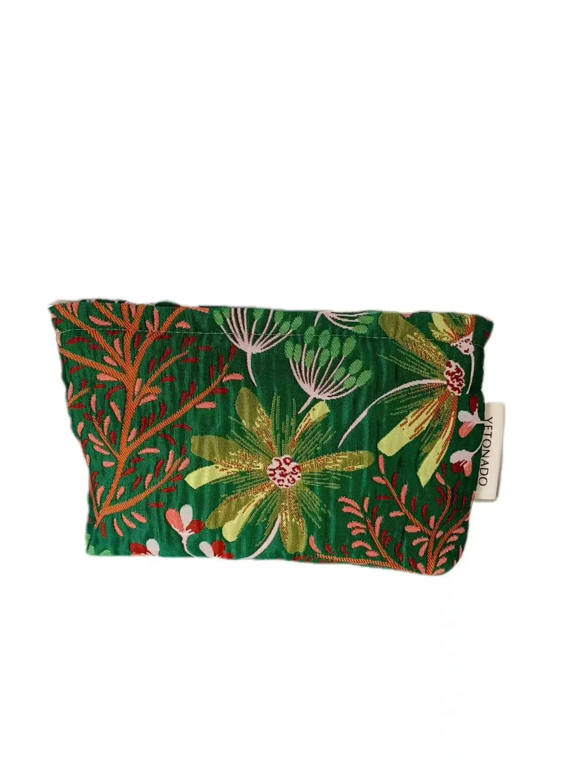 Vintage Floral Cosmetic Bag - Portable Makeup & Toiletry Organizer