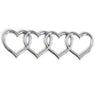 Heart Chain Car Decal – 3D Chrome Emblem for Truck, SUV & Sedan Trunk