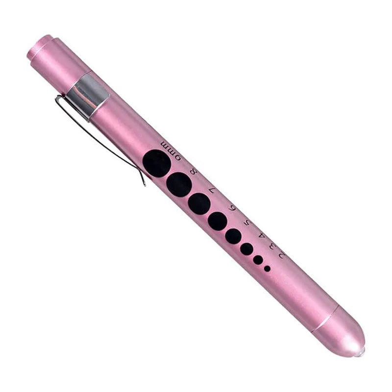 Reusable LED Penlight with Pupil Gauge for Medical Professionals