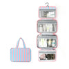 4-Fold Hanging Travel Toiletry Bag with Hook