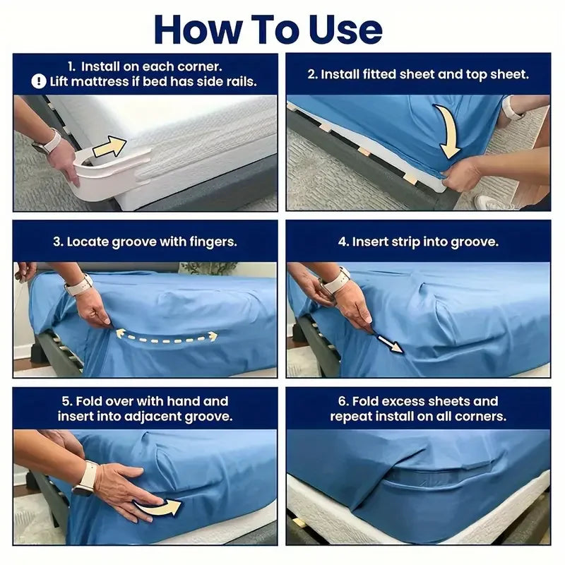 Supports de Draps pour Matelas Robustes