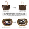 Felt Purse Organizer Insert with Zipper Compartment