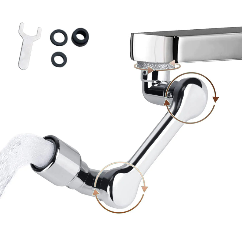 Universal 360° Swivel Faucet Extender with Dual-Mode Sprayer