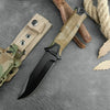 Full Tang Fixed Blade Knife with Ergonomic Rubber Handle