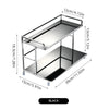 Two-Tier Metal Desktop Storage Rack