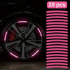 Reflective Tire Rim Stickers for Car Wheels – Glow in Dark