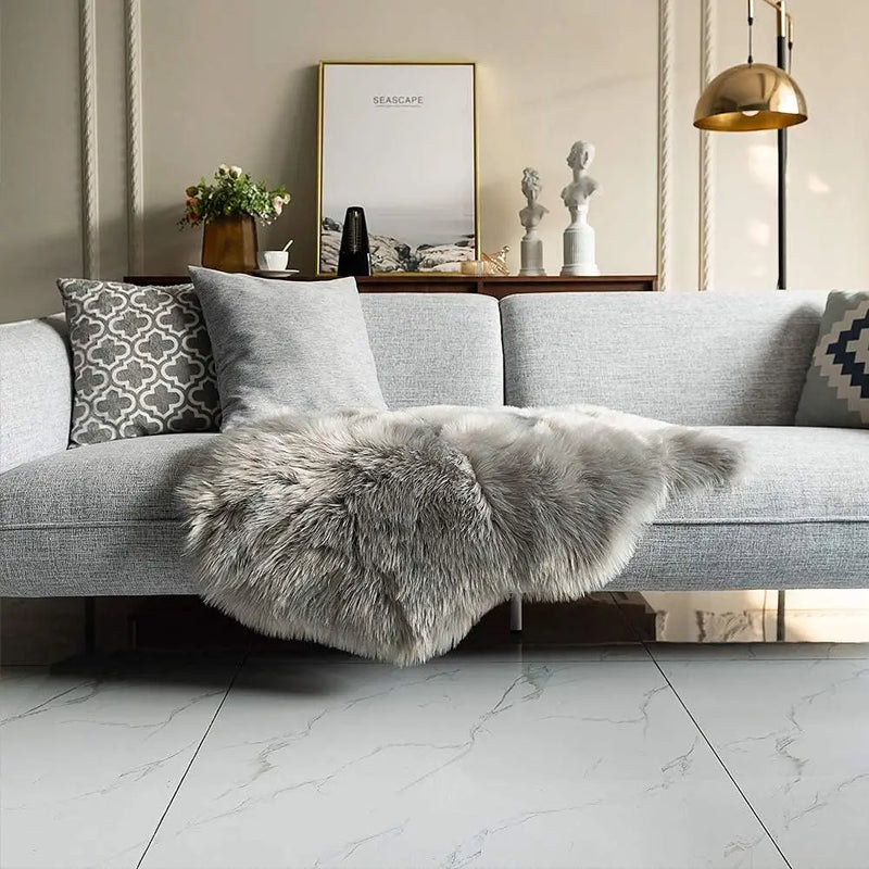 Luxury Shaggy Faux Fur Rug