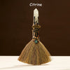 Natural Crystal Witch Broom for Cleansing and Feng Shui