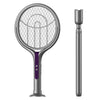 Rotating Head Electric Fly Swatter with Telescopic Handle
