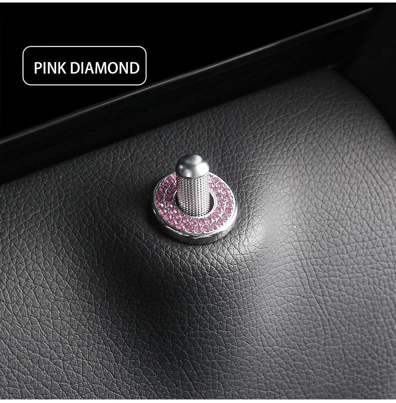 Crystal Car Door Lock Pin Covers for Mercedes-Benz