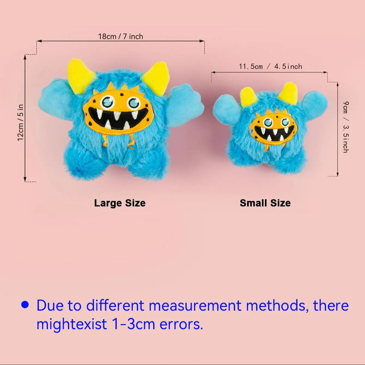 Interactive Monster & Crab Dog Chew Toy