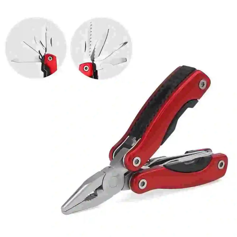 Compact Stainless Steel Multi-Tool Pliers