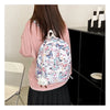 Butterfly Print Canvas Backpack for Women