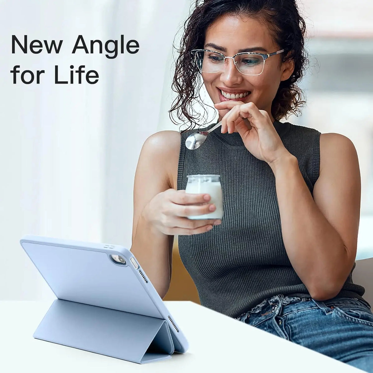 Slim Protective Case for iPad 11th Generation with Pencil Holder