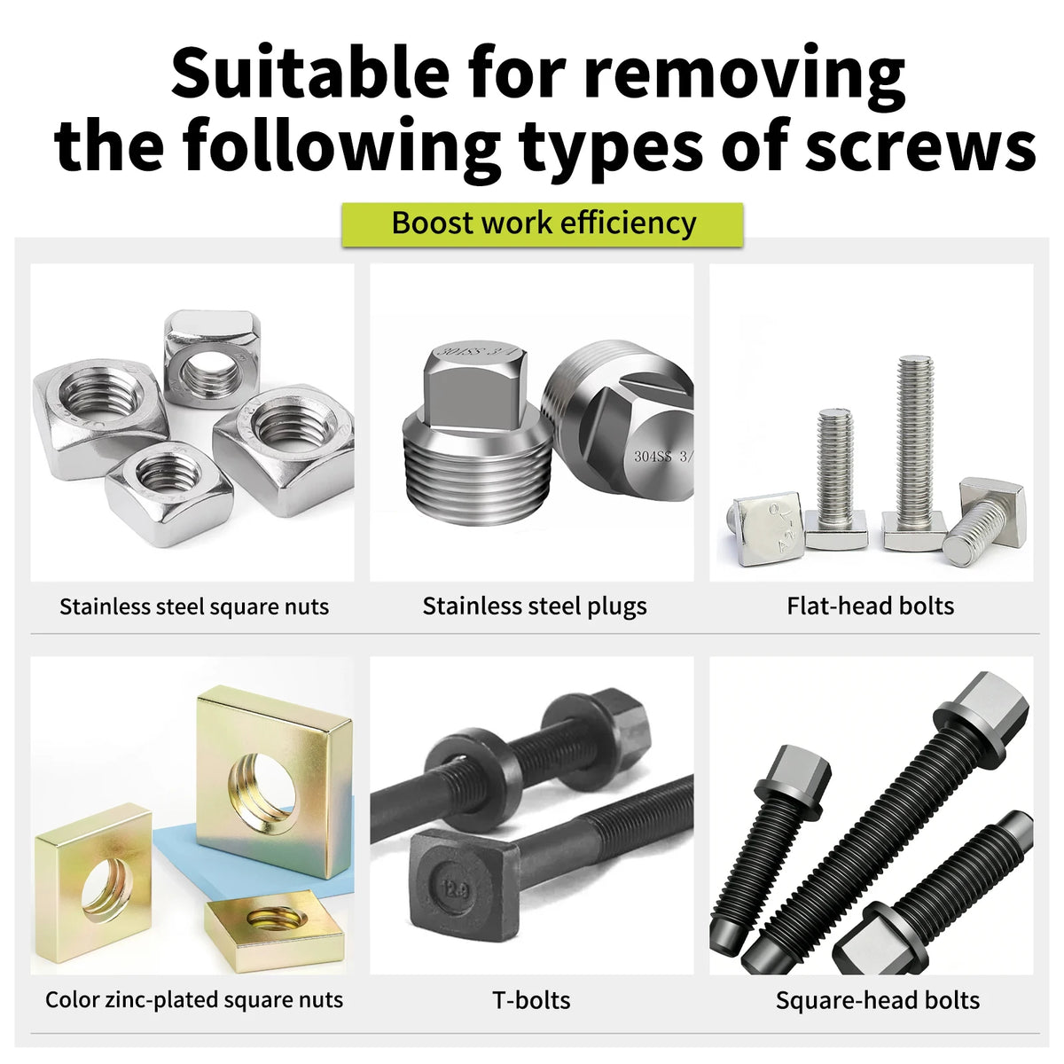 Heavy-Duty Square Drive Impact Socket Adapter Set