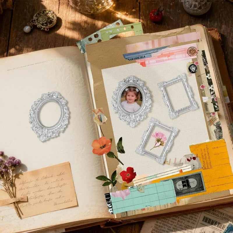 Vintage Mini Picture Frames for DIY Crafts & Decor