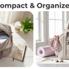 Expandable Travel Duffle Bag with TSA Toiletry Kit