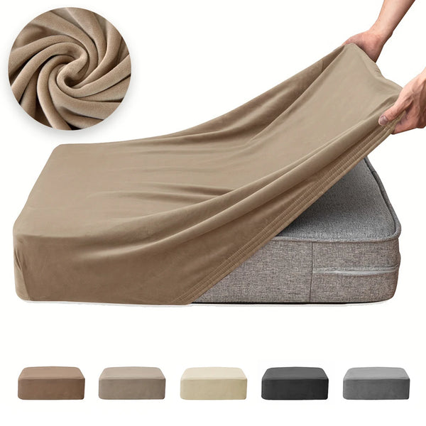 Stretch Velvet Sofa Seat Cushion Cover