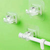 Self-Adhesive Adjustable Curtain Rod Brackets