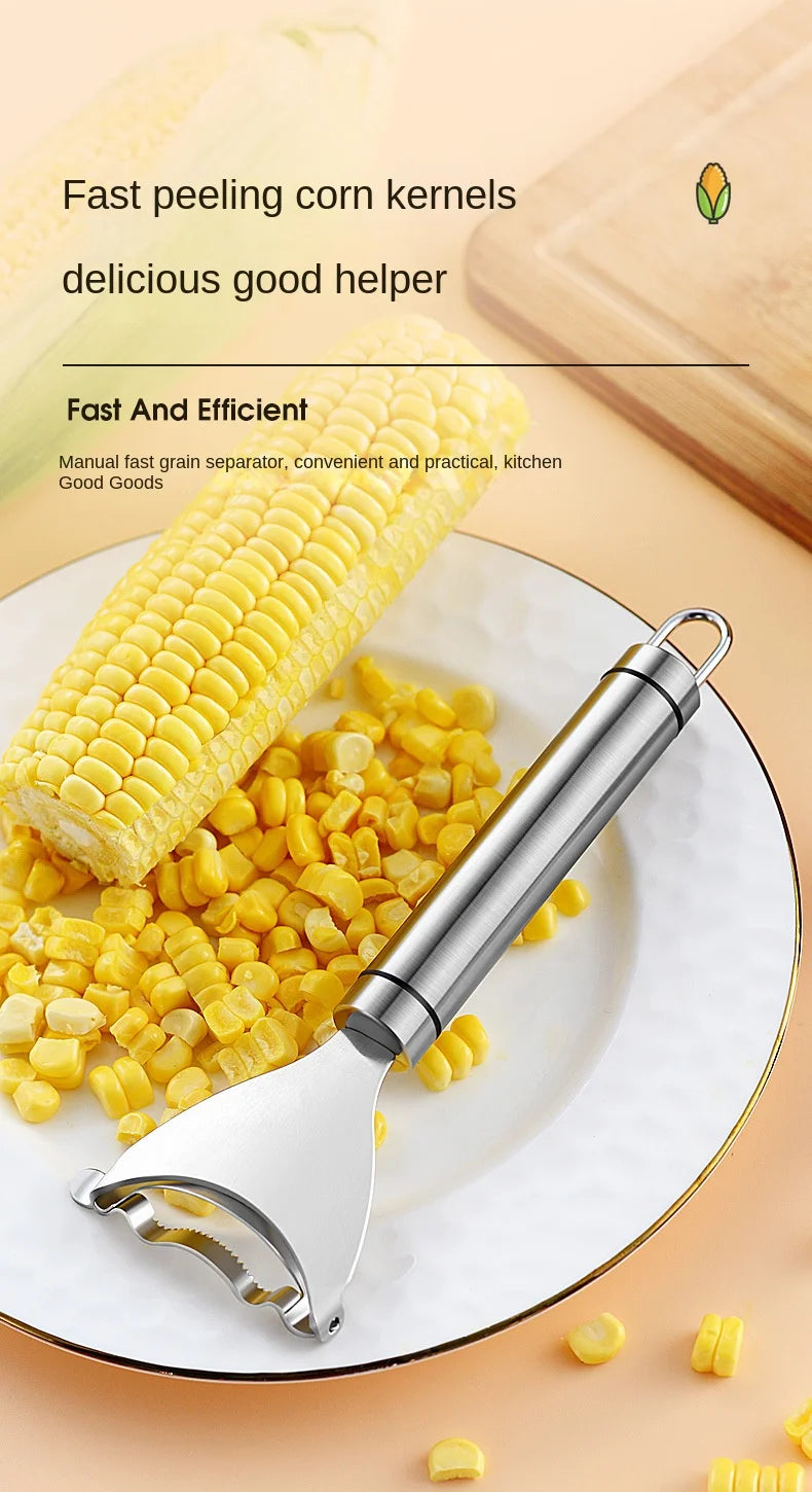 Stainless Steel Corn Stripper – Easy Kernel Removal Tool