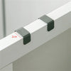 Stainless Steel Over-the-Door Hooks for Kitchen and Bathroom Storage