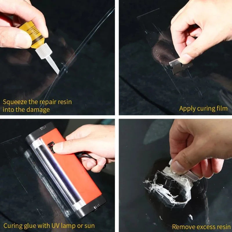 Windshield Repair Kit for Chips and Cracks